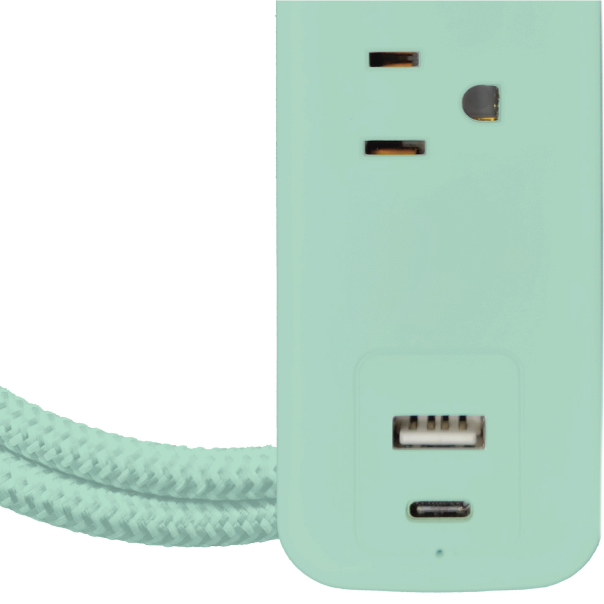 Lifeware, 5ft. Extendable Cord with USB Type C USB White, Cord Length 5 ft, Model# CPAT552-045